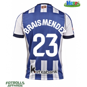 Real Sociedad Brais Mendez #23 Hemmatröja 2025-26 Kortärmad